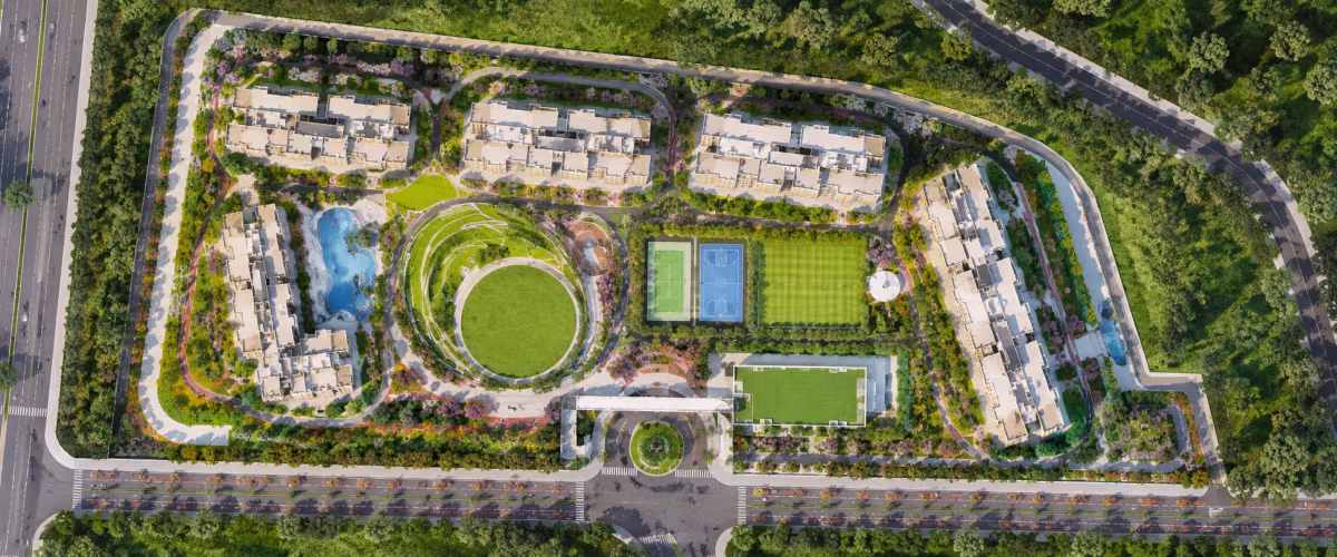 Smartworld Sky Arc master plan and tower layout