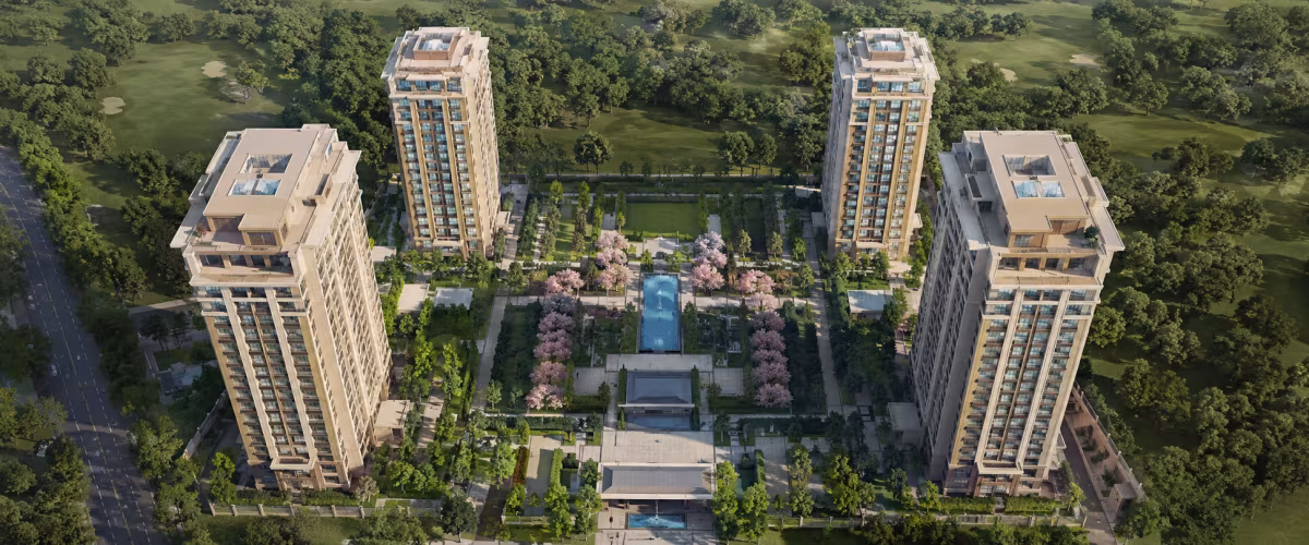 DLF The Dahlias Penthouse Collection master plan and tower layout