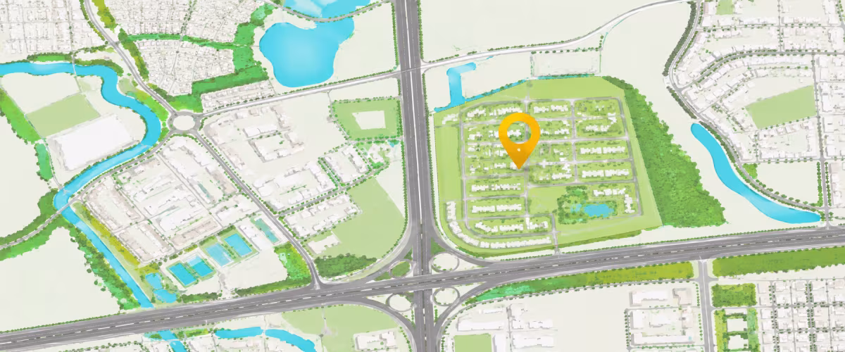 Map showing the location of Tata Eureka Park Extension in Sector 150, Noida
