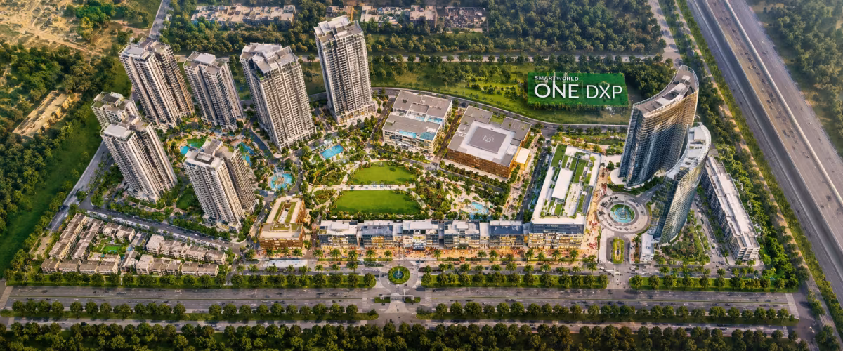 Smartworld One DXP master plan and tower layout