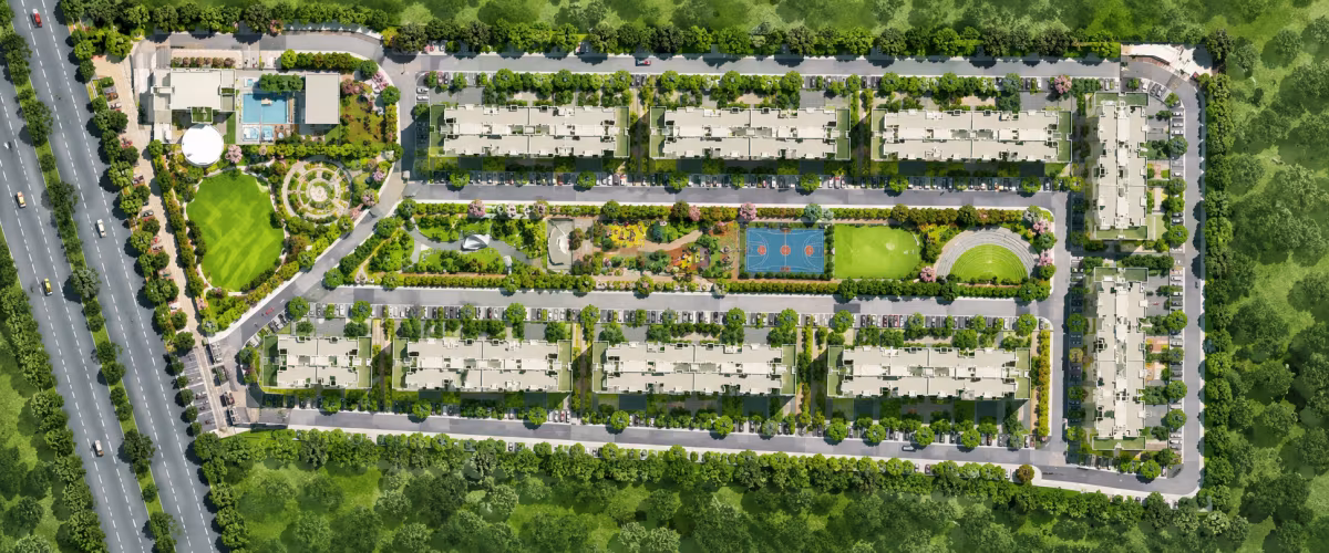 Signature Global Park Vistas master plan and tower layout