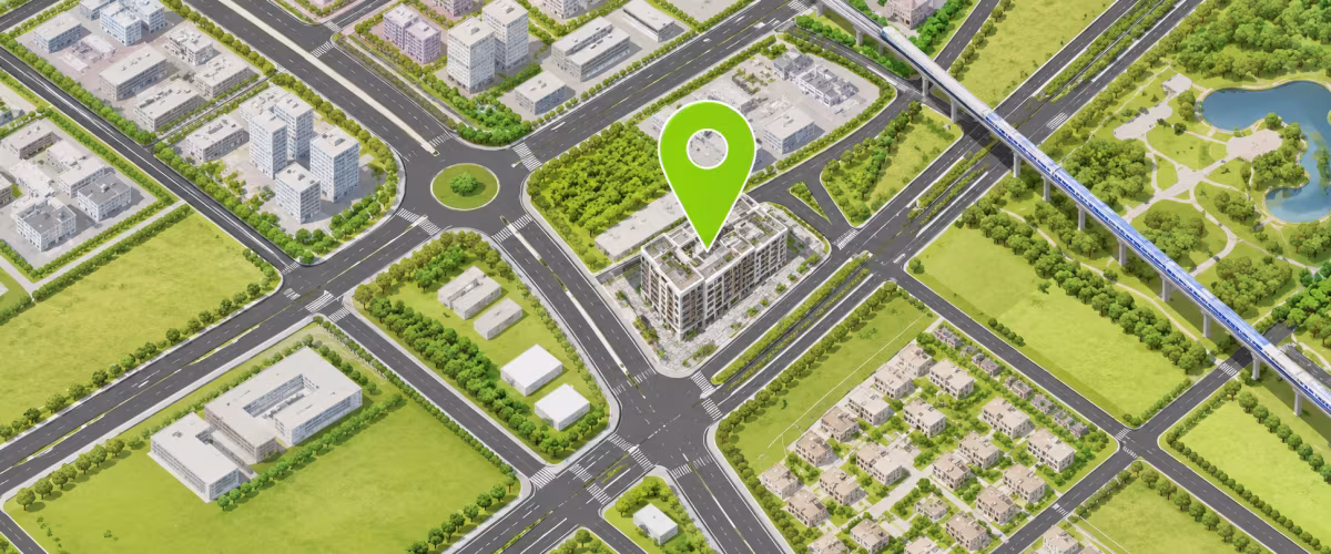Map showing the location of Signature Global SCO Plaza 84 in Sector 84, Gurgaon