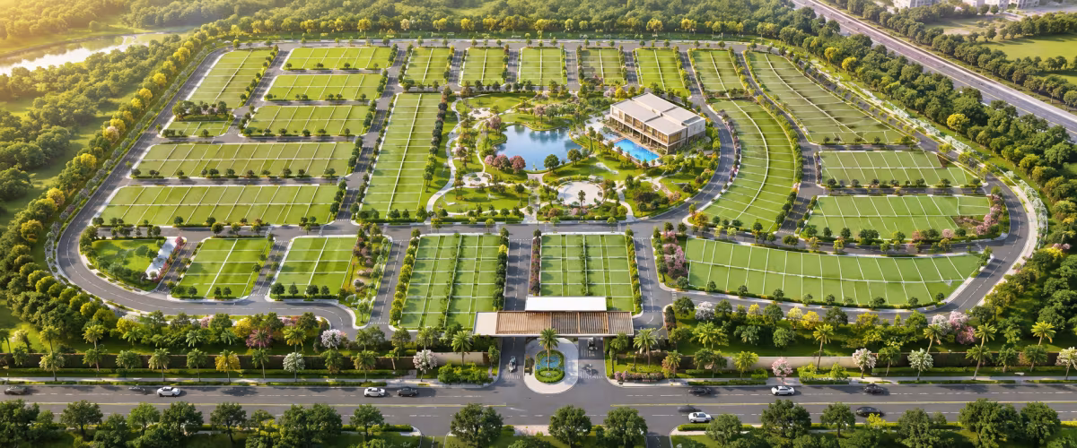 Emaar Emerald Hills Plots master plan and tower layout