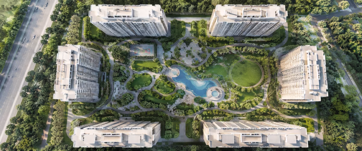 DLF Privana South master plan and tower layout