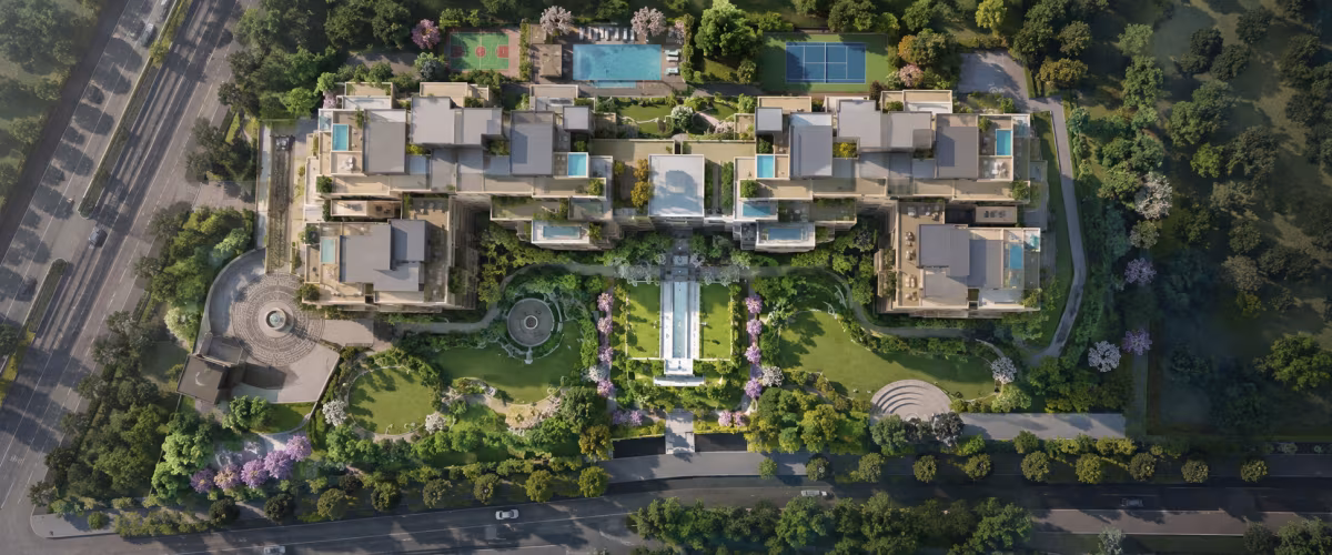 M3M Mansion Penthouse Suites master plan and tower layout